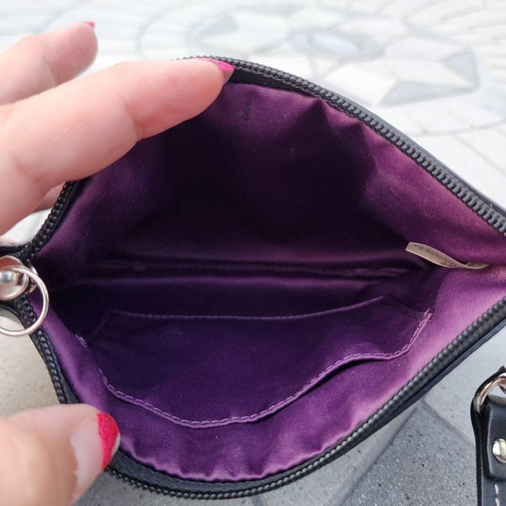 Coach 1941 SOHO Pleated Leather Zip Clutch Wristlet - Picture 9 of 13
